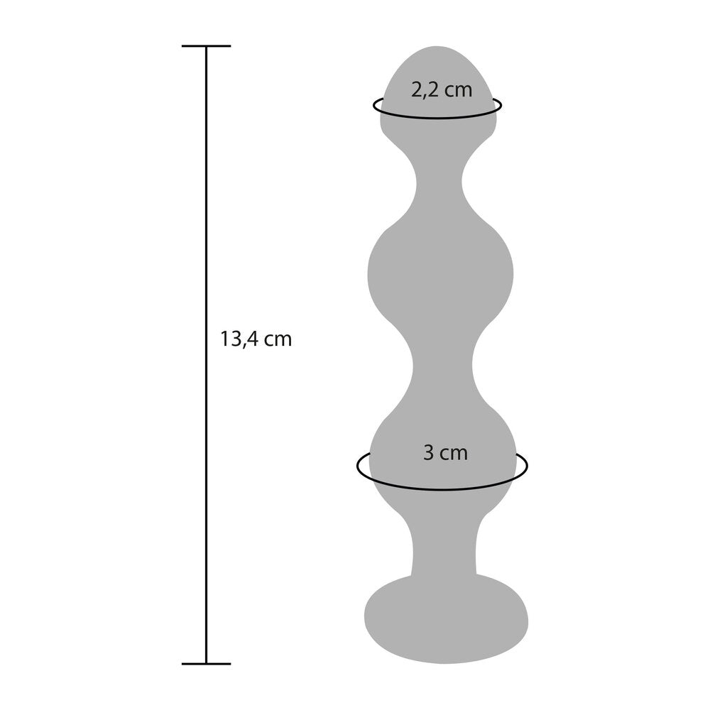 Diamond Star Beads Large – Aluminium Butt Plug With Jewel Base > Anal Range > Anal Beads - Tophatter Daily Deals