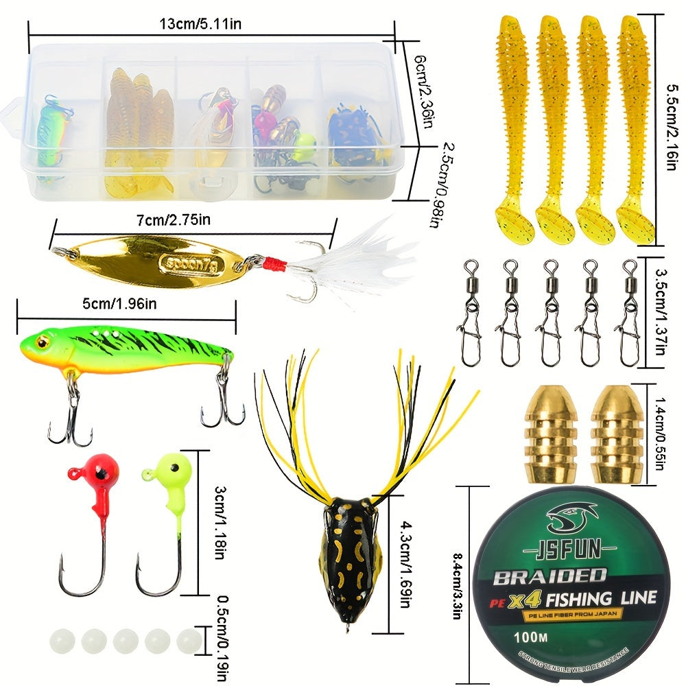 Braided Fishing Line Kit with Telescopic Rods Outdoor > Fishing - Tophatter Daily Deals