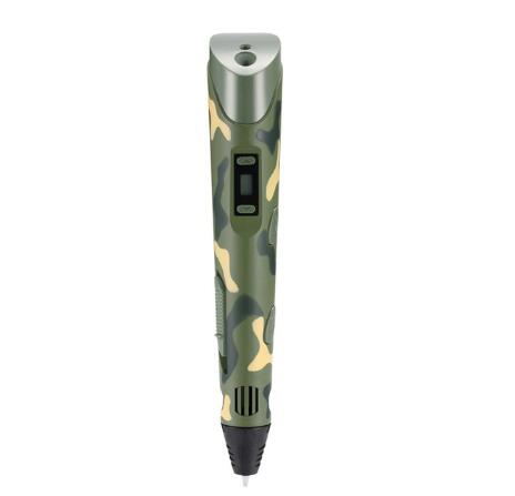 3D print pen 3D pen two generation graffiti 3D stereoscopic paintbrush children puzzle painting toys Camouflage USB 0 - Tophatter Daily Deals