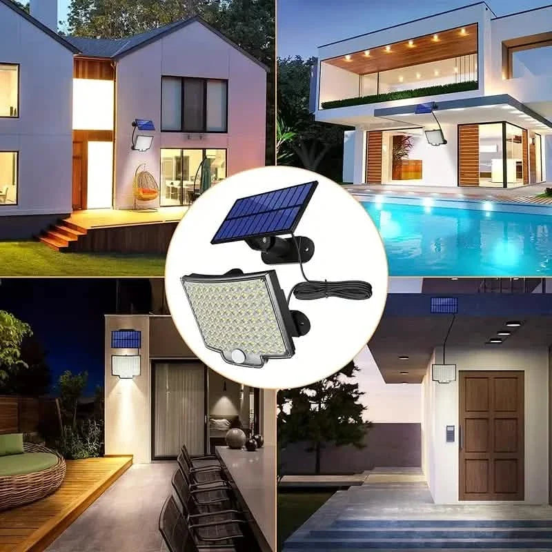 106 LED Security Lamp Dusk To Dawn 270° Wide Angle Outdoor Lighting Outdoor Lighting - Tophatter Daily Deals