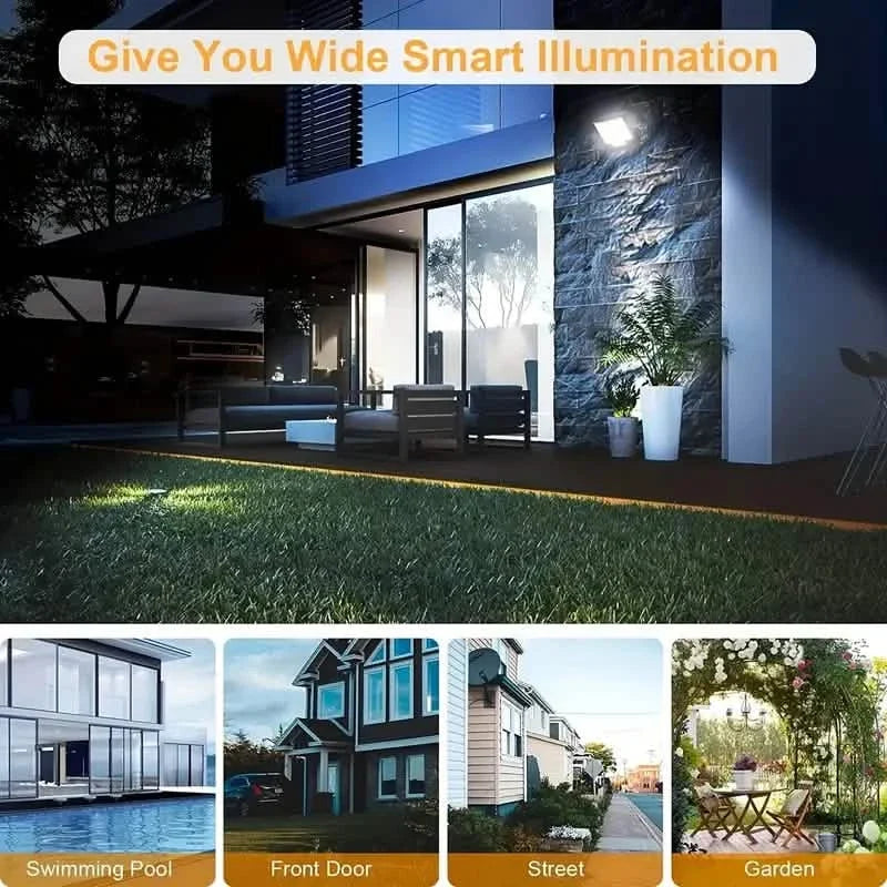 106 LED Security Lamp Dusk To Dawn 270° Wide Angle Outdoor Lighting Outdoor Lighting - Tophatter Daily Deals
