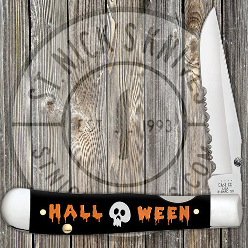 Case Kickstart TrapperLock - 2021 Halloween - Black Synthetic Handle - 10601 Traditional Knives - Tophatter Daily Deals