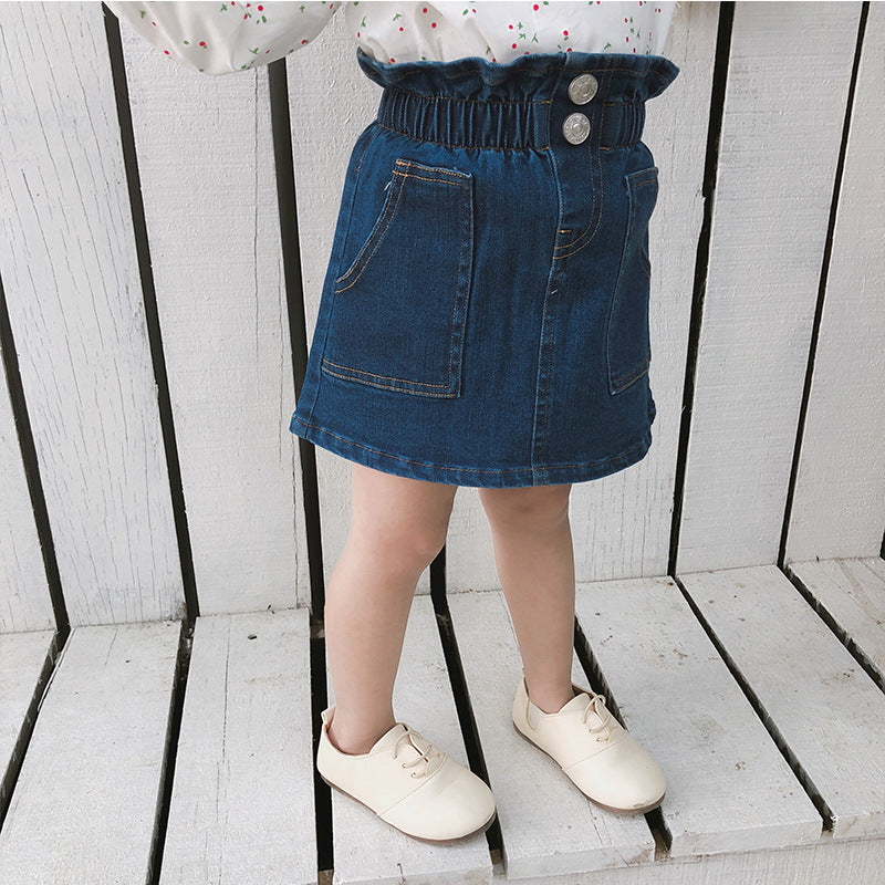 Bud waist denim skirt 0 - Tophatter Daily Deals