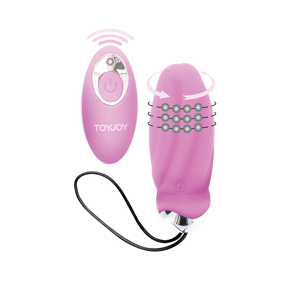 ToyJoy You Crack Me Up – Vibrating Egg with Rotating Love Beads > Sex Toys For Ladies > Vibrating Eggs - Tophatter Daily Deals