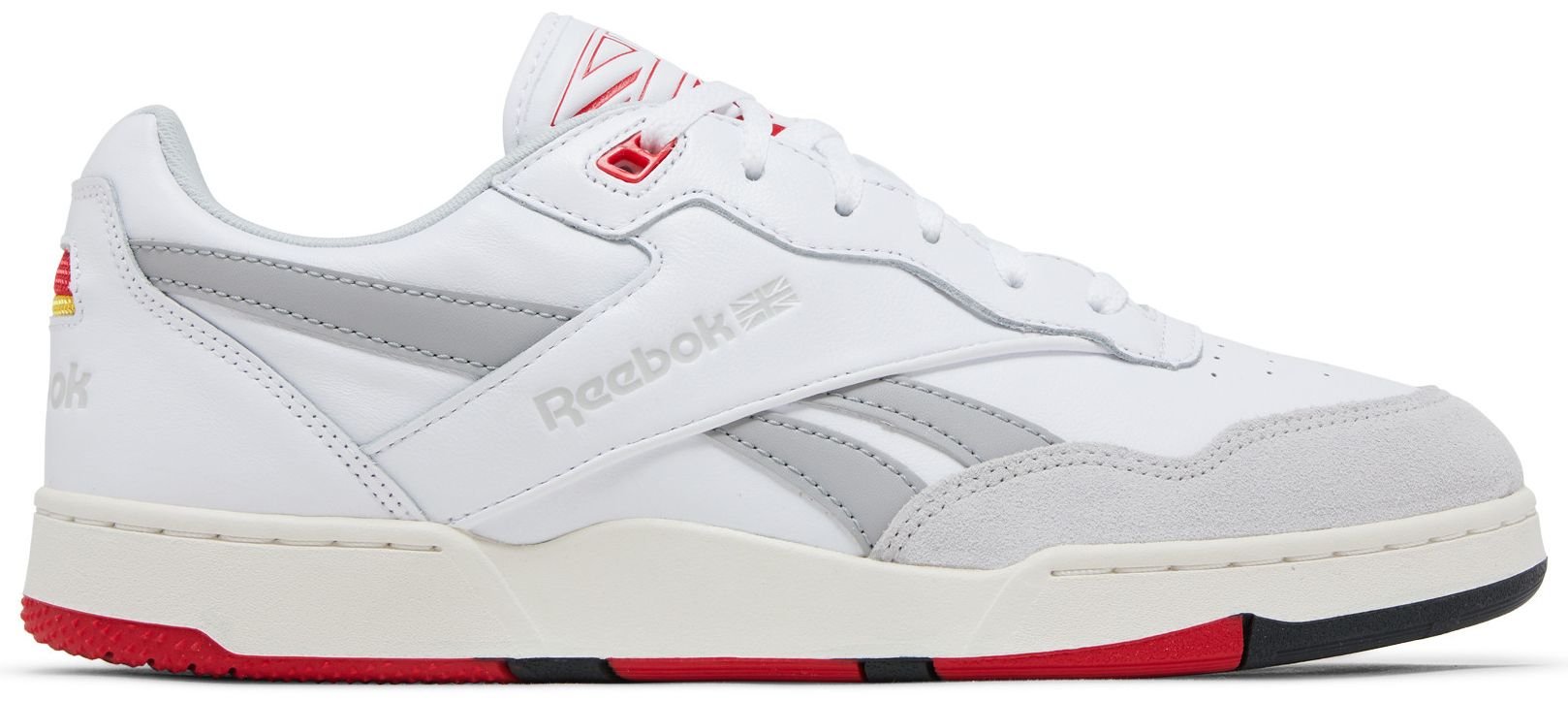 Reebok Men's Bb 4000 II Shoes - Ftwwht/Purgry/Vecred Ftwwht Purgry Vecred Footwear - Tophatter Daily Deals