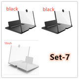 3D Screen Magnifier Signal Booster Mobile Screen Lightweight Foldable Magnifying Glass Set 7 0 - Tophatter Daily Deals