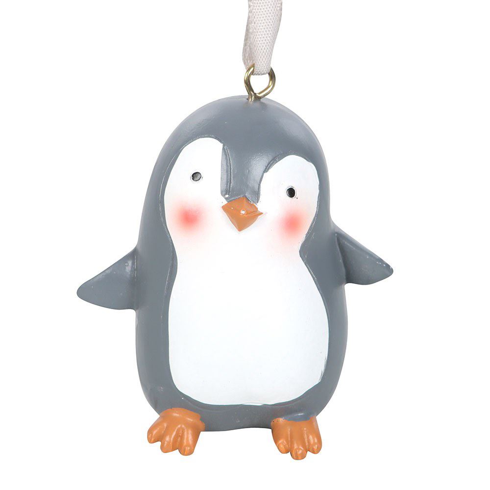 Baby Penguin Christmas Tree Bauble | Resin Penguin Christmas Tree Ornament Baubles - Tophatter Daily Deals