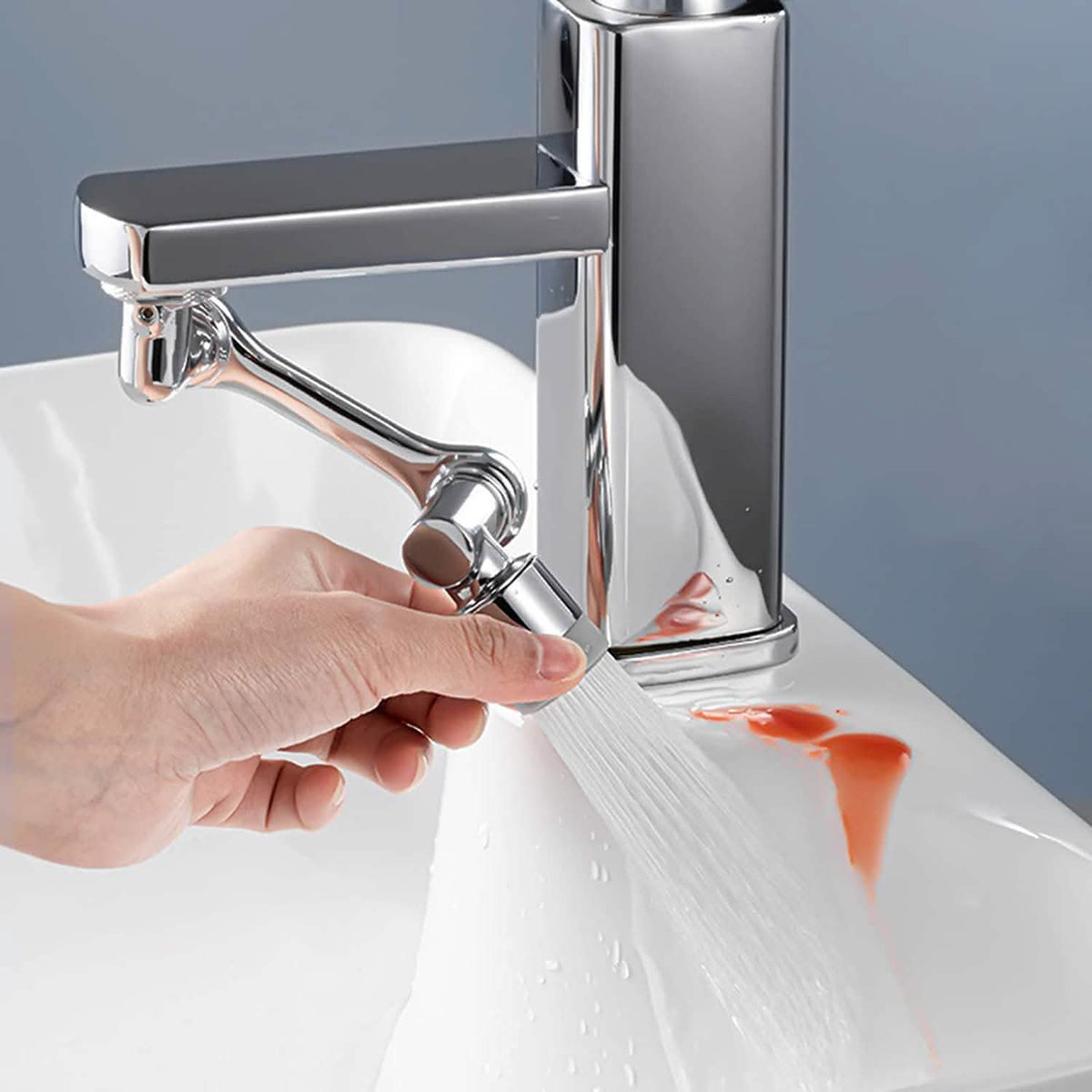 1080 Degree Extension Universal Faucet Aerator 2 Modes Bath - Tophatter Daily Deals
