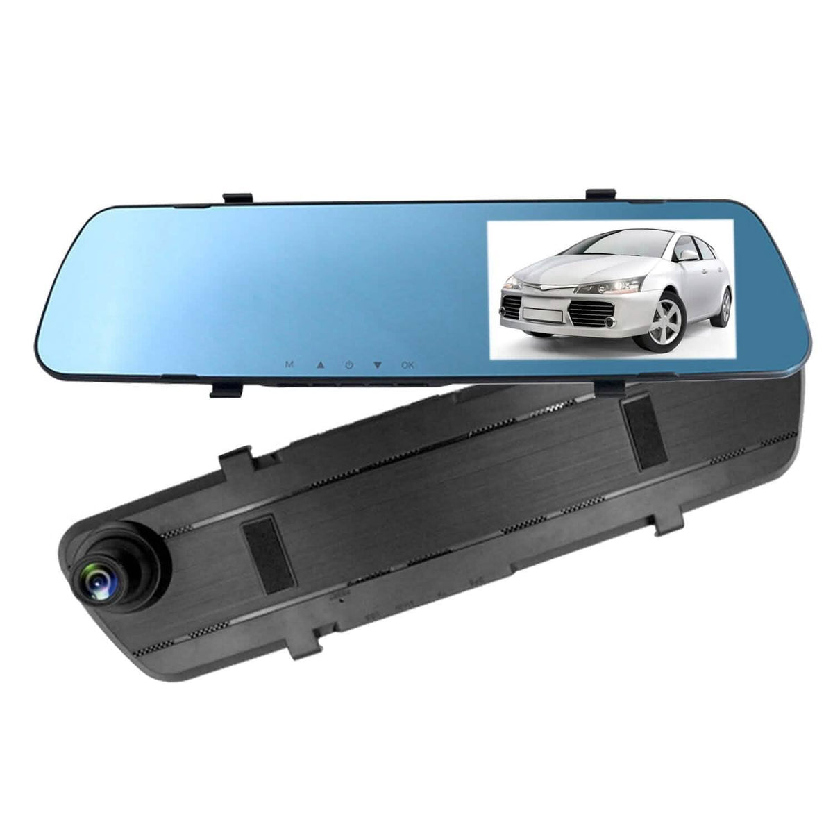 1080P Car DVR 4.3inches Dash Cam with 140° Angle Loop Recording Automotive - Tophatter Daily Deals