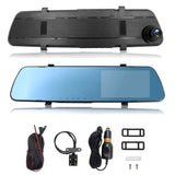1080P Car DVR 4.3inches Dash Cam with 140° Angle Loop Recording Automotive - Tophatter Daily Deals