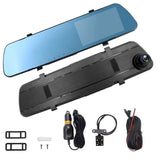 1080P Car DVR 4.3inches Dash Cam with 140° Angle Loop Recording Automotive - Tophatter Daily Deals