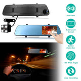 1080P Car DVR 4.3inches Dash Cam with 140° Angle Loop Recording Automotive - Tophatter Daily Deals
