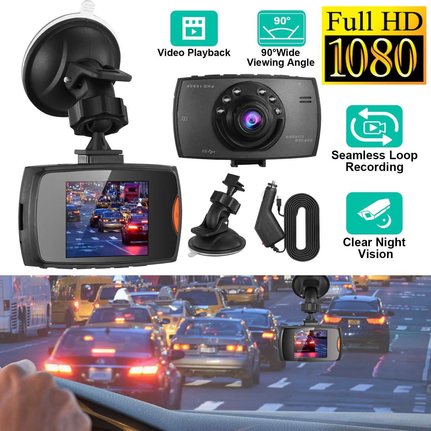 1080P Car DVR Camera Dash Cam Automotive - Tophatter Daily Deals
