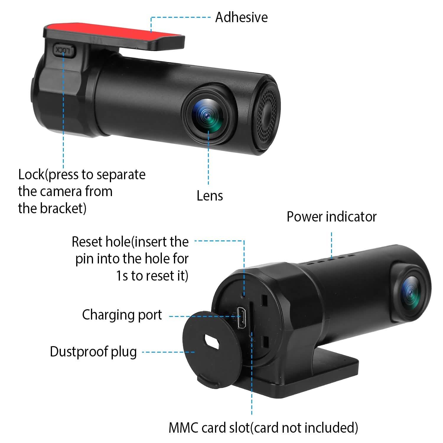 1080P Dash Cam Car Camera Recorder Automotive - Tophatter Daily Deals