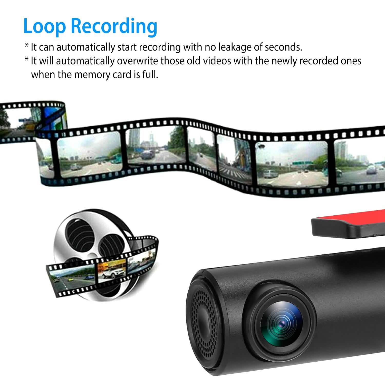 1080P Dash Cam Car Camera Recorder Automotive - Tophatter Daily Deals