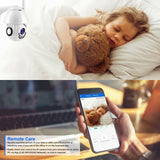 1080P FHD WiFi IP Camera Two-Way Smart Home & Security - Tophatter Daily Deals