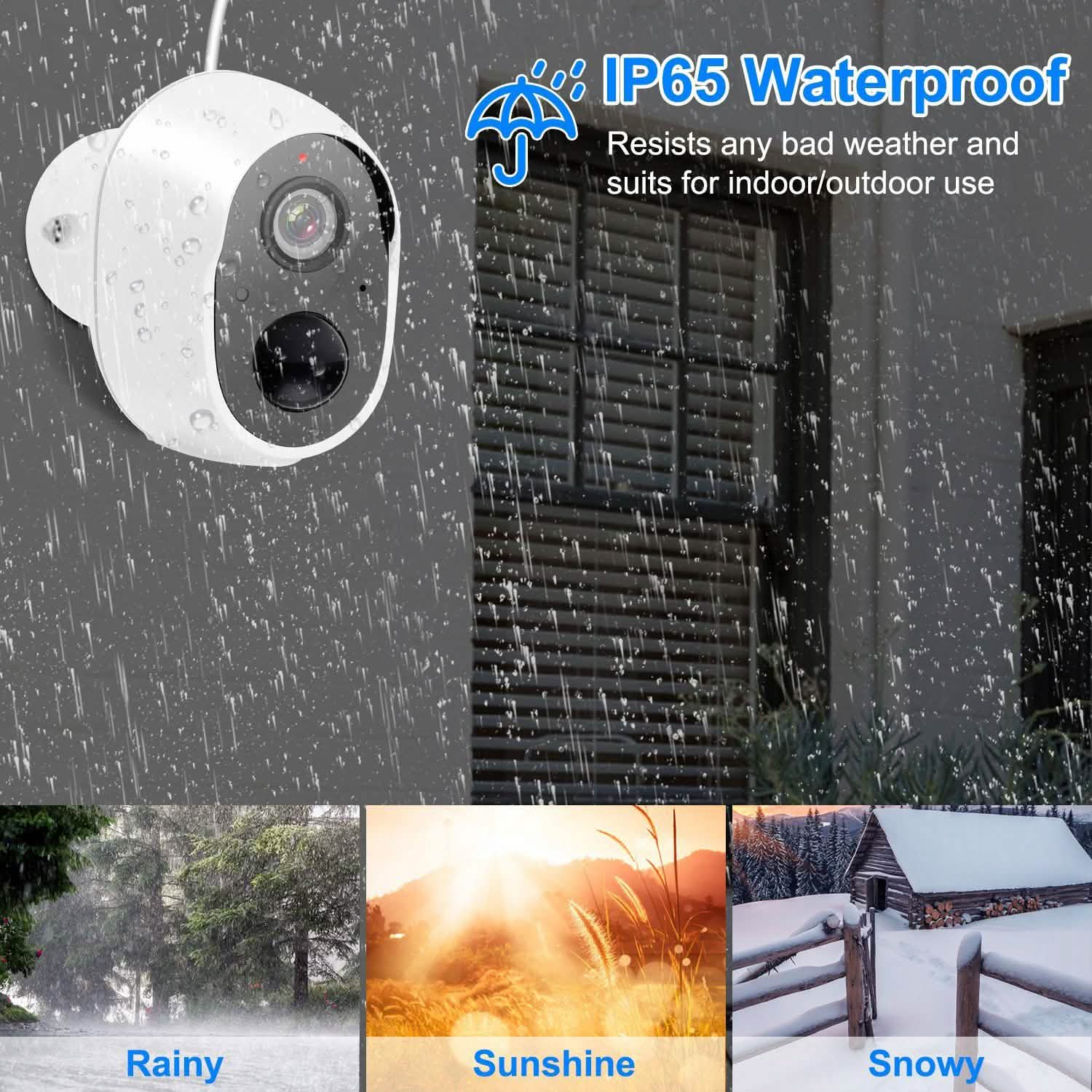 1080P FHD WiFi IP Two-Way Audio Security Surveillance Camera Smart Home & Security - Tophatter Daily Deals