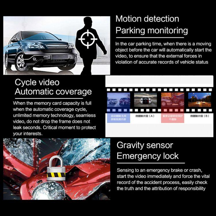 1080P HD FULLSCREEN DASH + REARVIEW CAMERA - Tophatter's Army Deals CCTV - Tophatter Daily Deals
