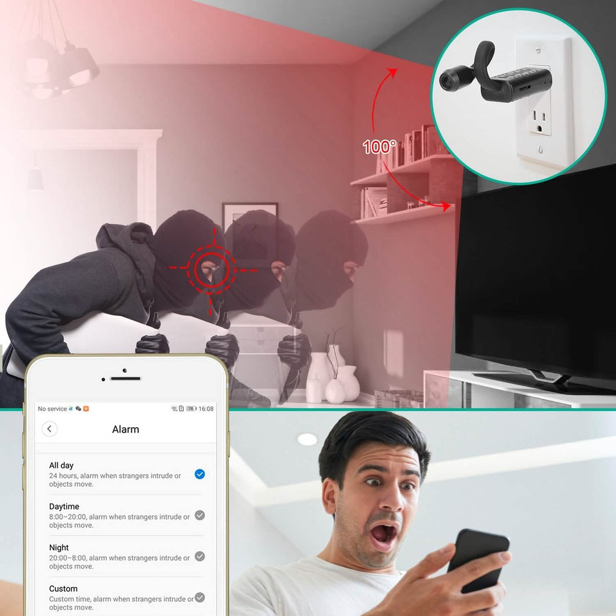 1080P HD Mini USB IP Camera Motion Detection Smart Home & Security - Tophatter Daily Deals