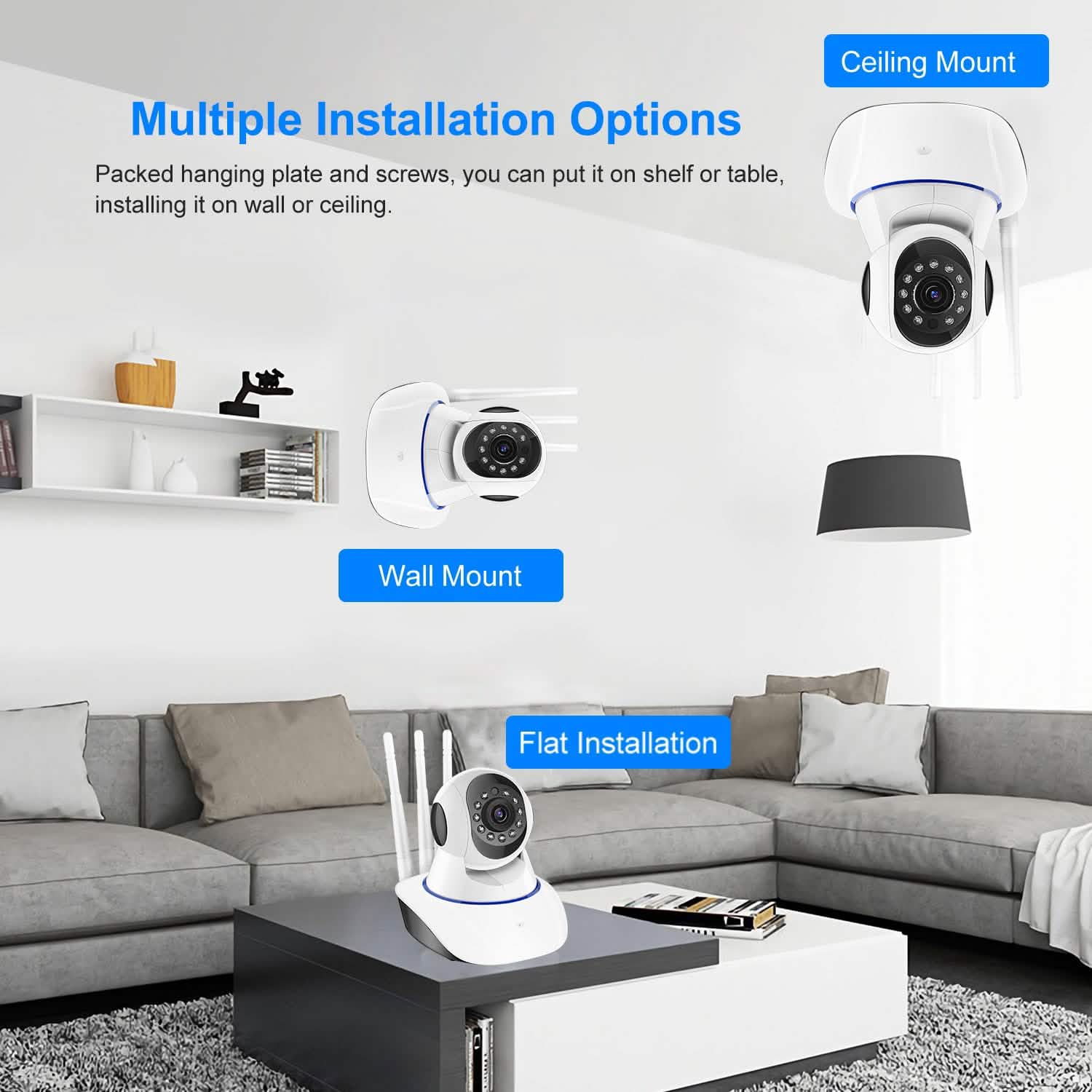 1080P WiFi IP Camera Motion Detection IR Night Vision Camcorder Smart Home & Security - Tophatter Daily Deals