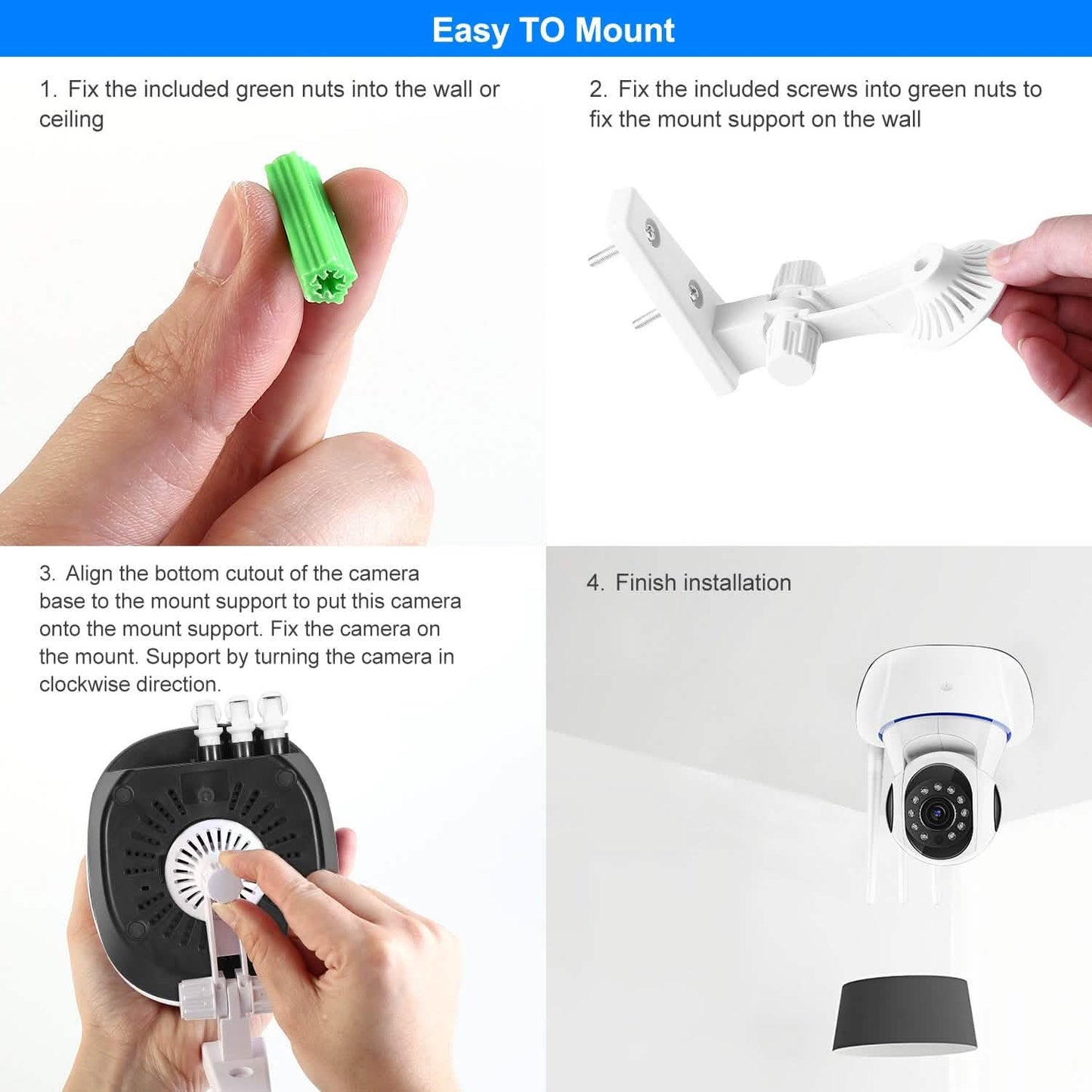 1080P WiFi IP Camera Motion Detection IR Night Vision Camcorder Smart Home & Security - Tophatter Daily Deals