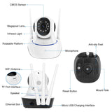 1080P WiFi IP Camera Motion Detection IR Night Vision Camcorder Smart Home & Security - Tophatter Daily Deals