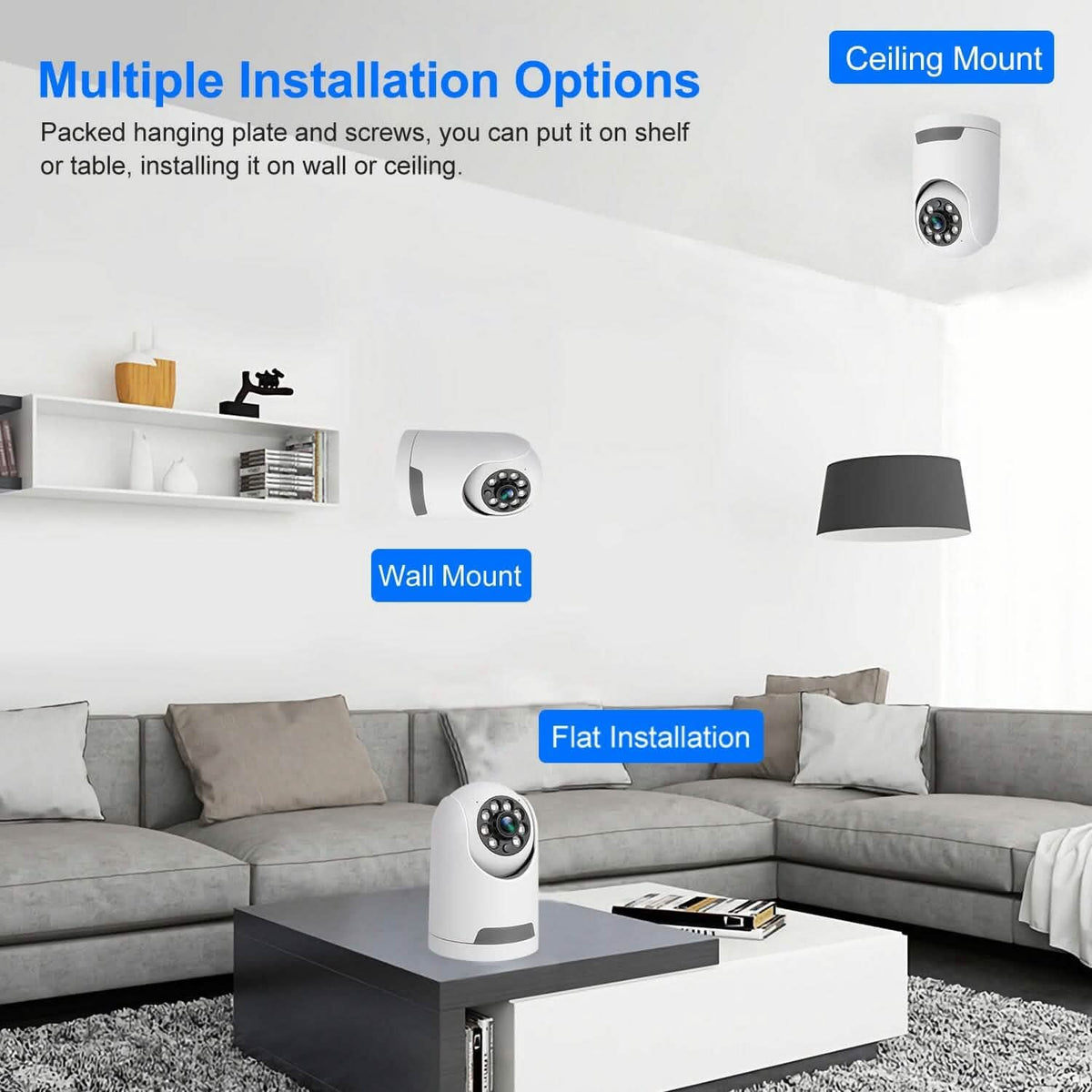 1080P Wifi IP Camera Pan Tilt Security Surveillance Camcorder Smart Home & Security - Tophatter Daily Deals