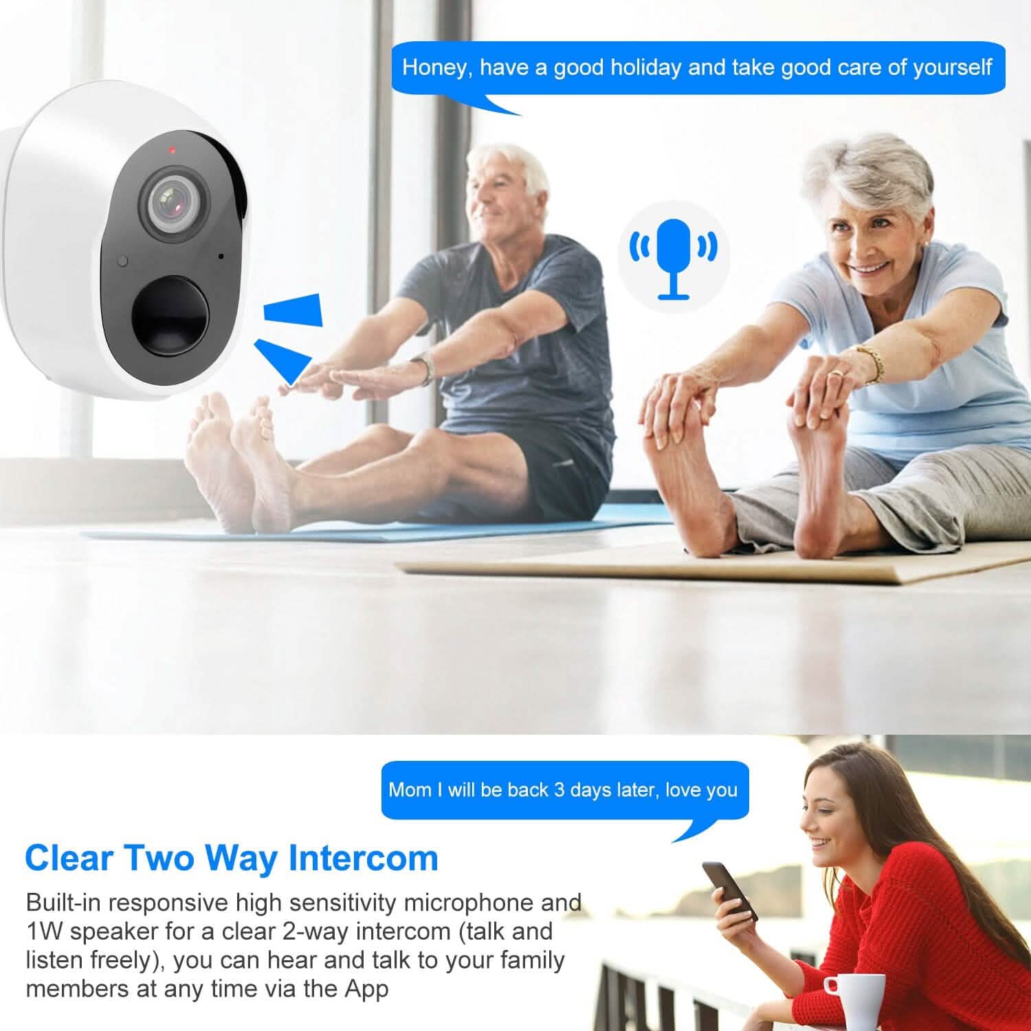 1080P WiFi IP Camera PIR Motion Detection Camcorder Smart Home & Security - Tophatter Daily Deals