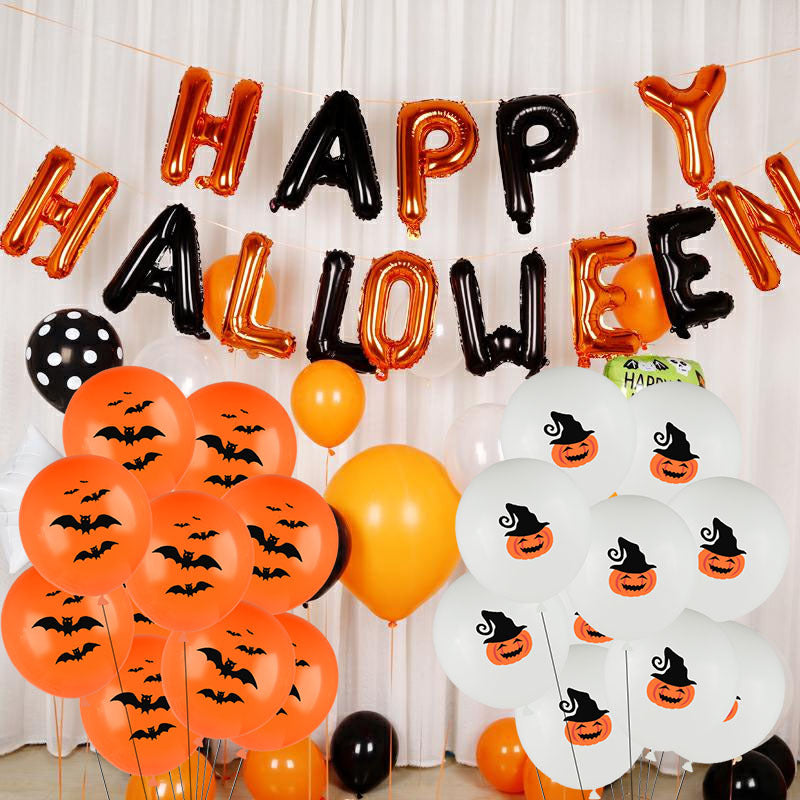 Halloween Balloons Garland Kit Halloween 2025 Party Decor 3D Changing Face Moving Picture Frame - Tophatter Daily Deals