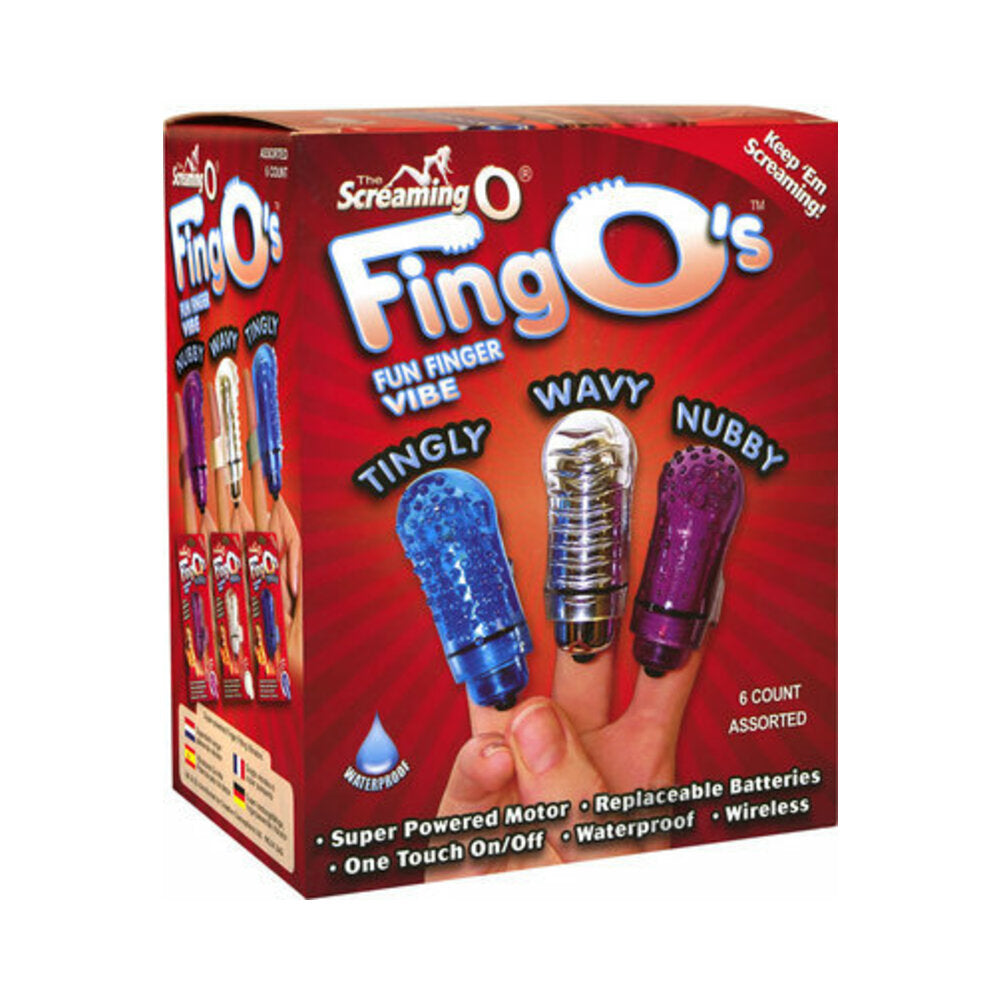 The FingO Box Of 6 Assorted Finger Vibrator - Tophatter Daily Deals