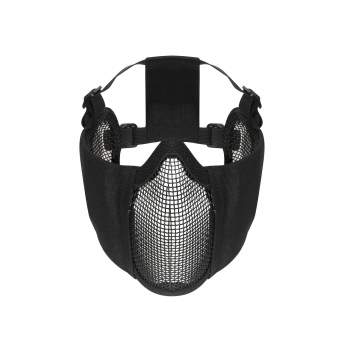 Rothco Steel Half Face Mask With Ear Guard - Black - Tophatter Daily Deals