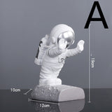 Astronaut Spaceman Decoration TV Cabinet Wine Cabinet Book A Silver 0 - Tophatter Daily Deals