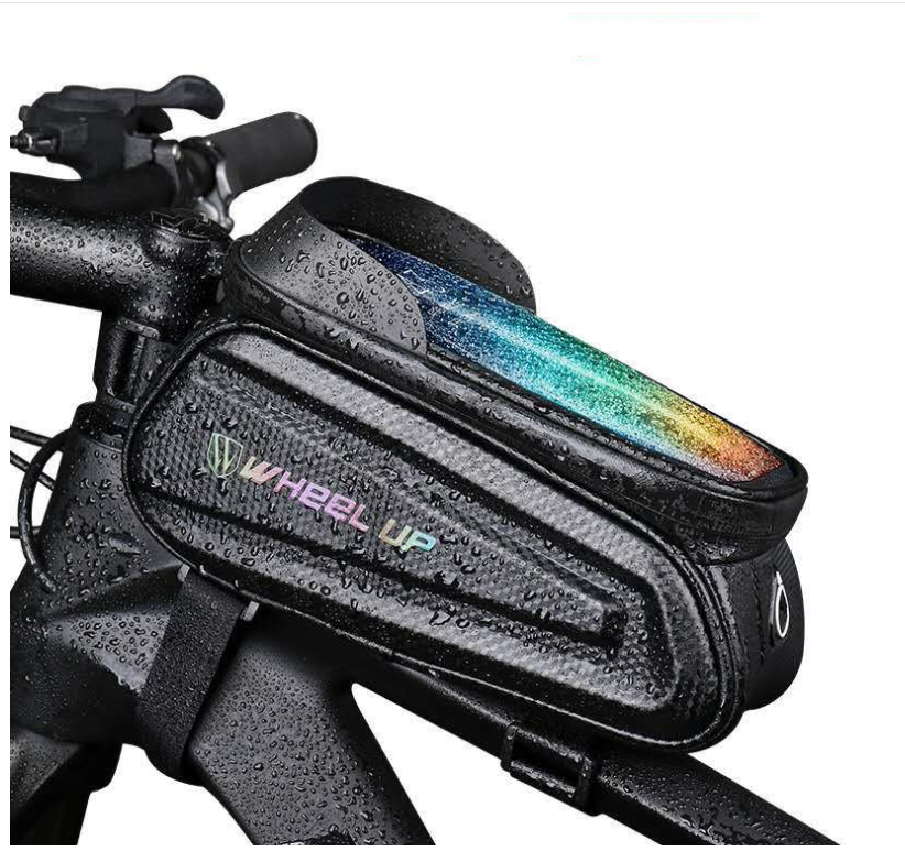 Bicycle bag mountain bike mobile phone touch screen riding equipment Colorful reflective 0 - Tophatter Daily Deals