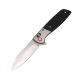 3.75" Spring Assisted Knife With Drop Point Blade Black - Tophatter Daily Deals