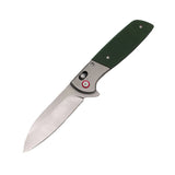 3.75" Spring Assisted Knife With Drop Point Blade Green - Tophatter Daily Deals