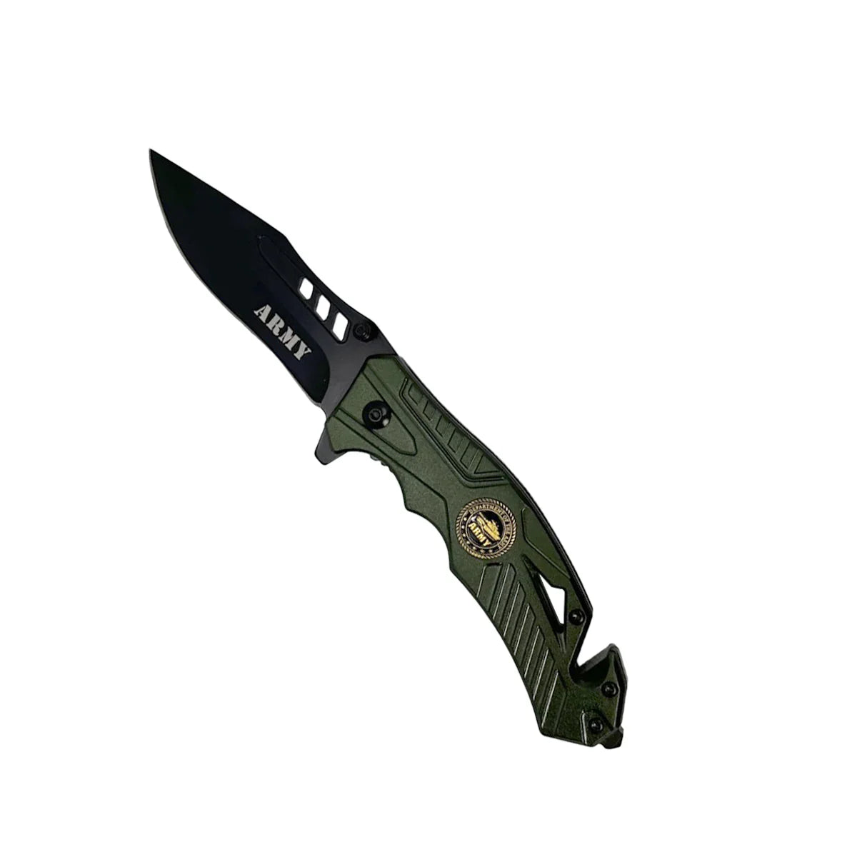 5" Spring Assisted Knife "ARMY" - Tophatter Daily Deals