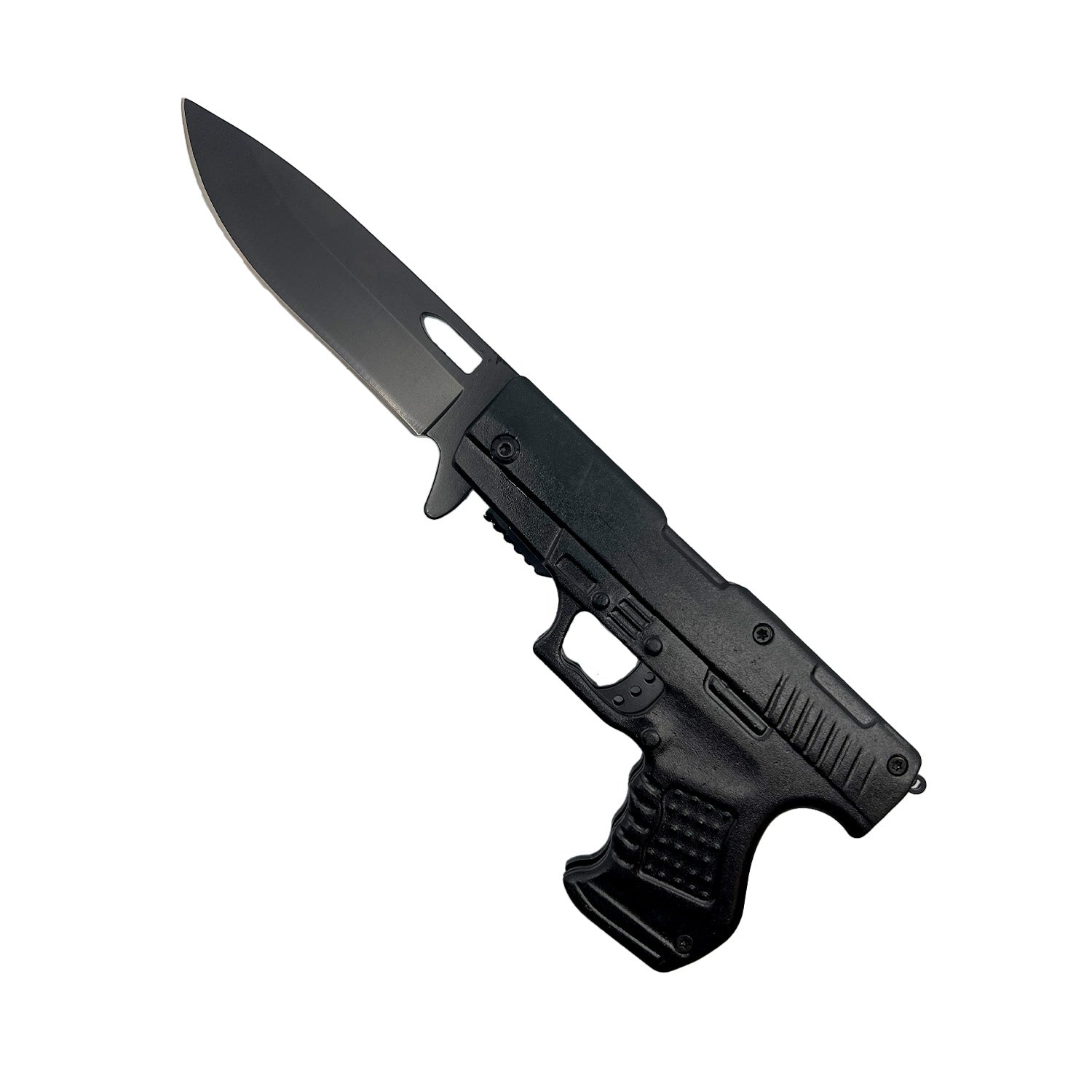 Spring Assisted Gun Knife - Tophatter Daily Deals