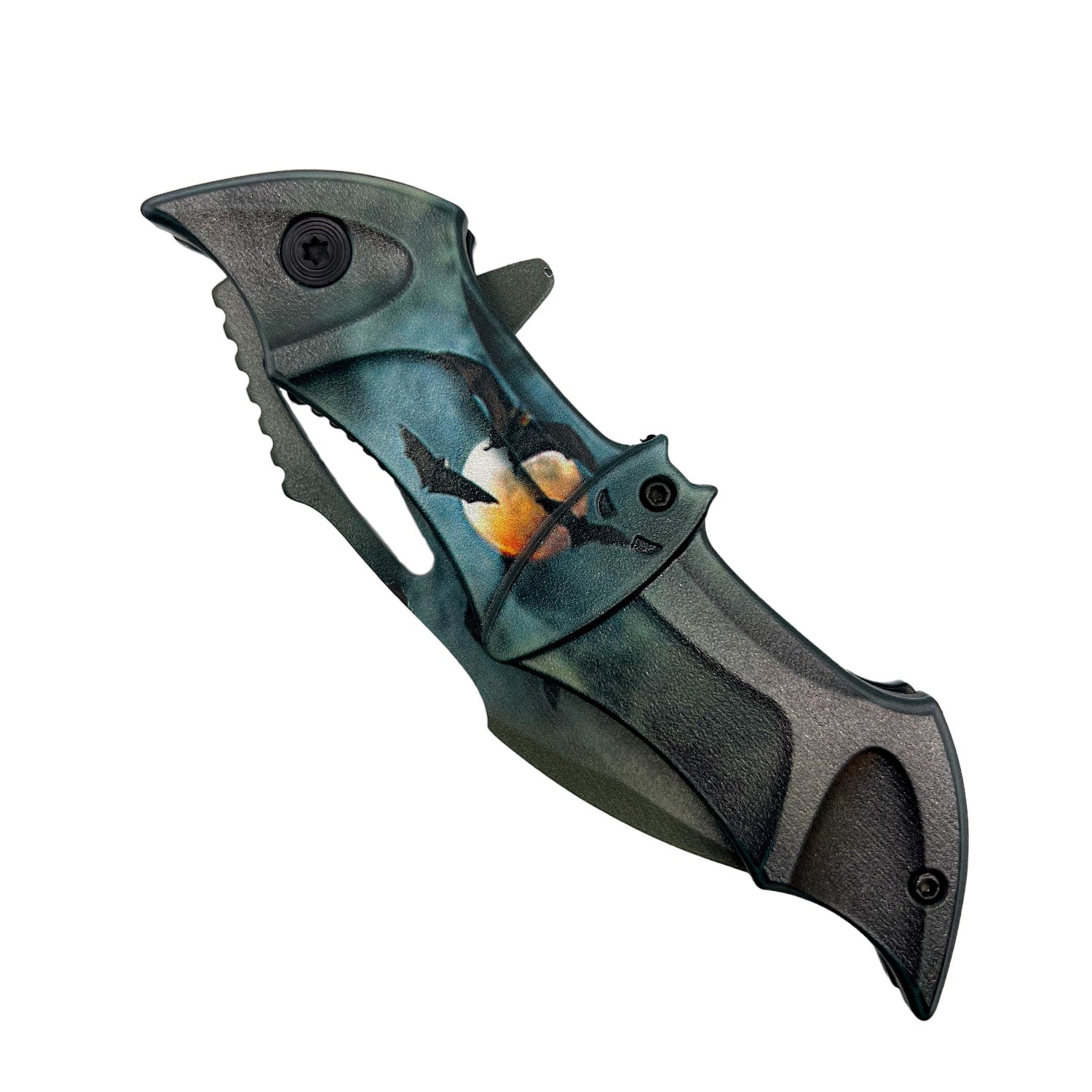 Spring Assisted Bat Knife With ABS Handle - Tophatter Daily Deals