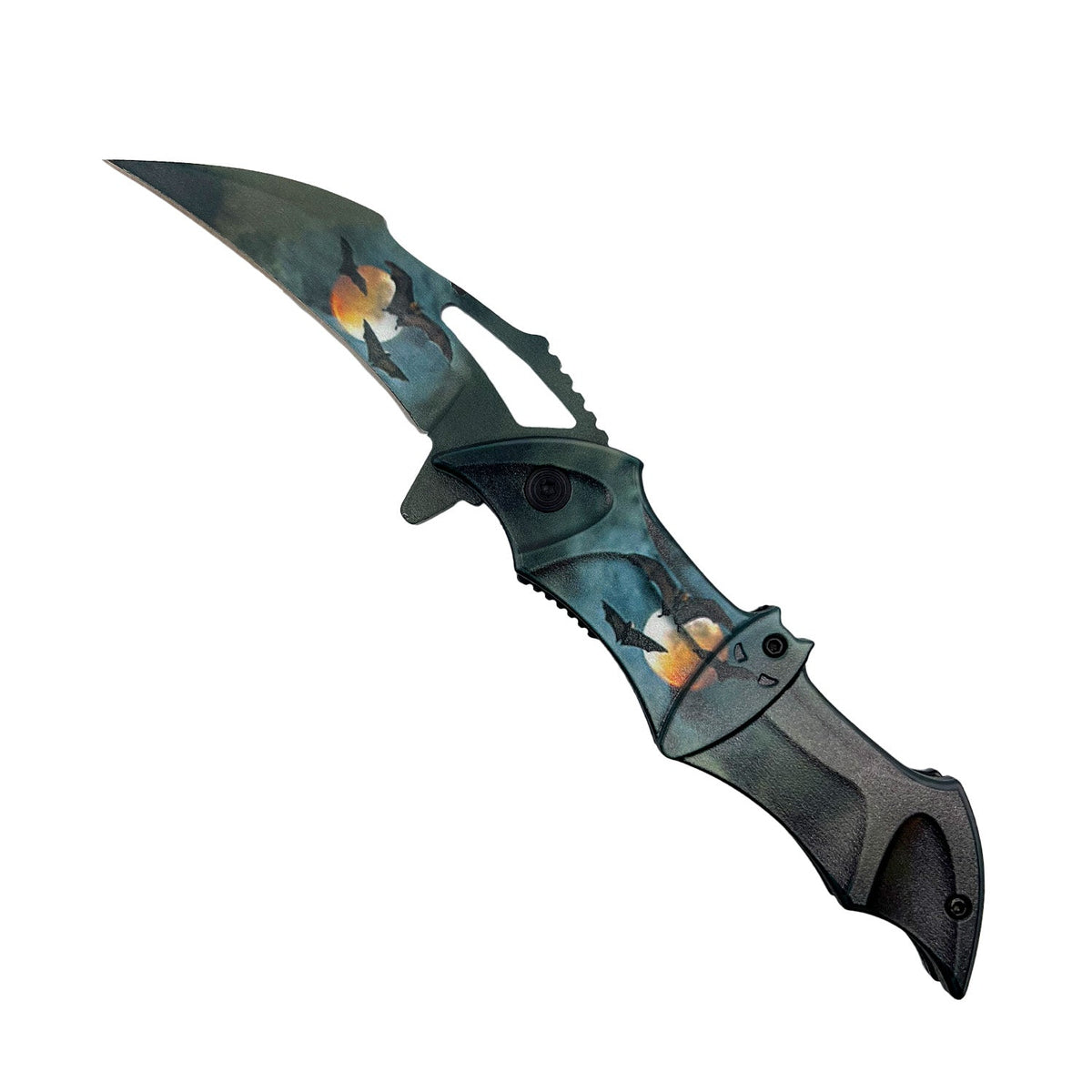 Spring Assisted Bat Knife With ABS Handle MC - Tophatter Daily Deals