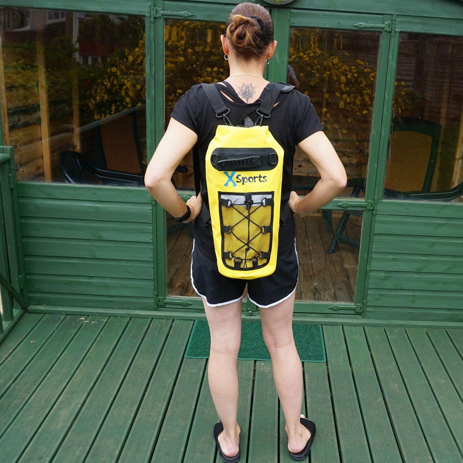 Waterproof Backpack UK - Scuba, Kayaking, Boating Waterproof 10L Dry Bag, Shoulder Strap and Carry Handle Outdoor Recreation - Tophatter Daily Deals