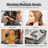 Hairdressing Combs Sets - 10 Pcs Hair Styling Comb Set Professional Black Hairdressing Brush Barbers Combs Apparel & Accessories - Tophatter Daily Deals