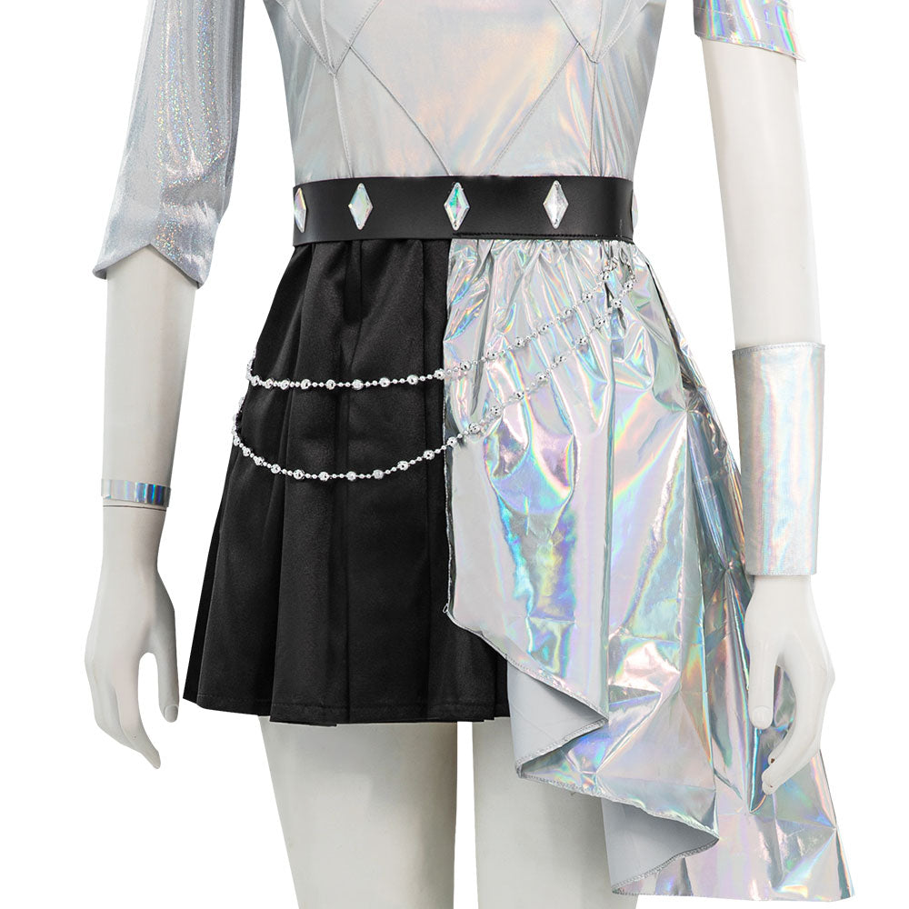 League Of Legends LOL KDA K/DA ALL OUT Seraphine Superstar Halloween Carnival Dance Dress Cosplay Costume Costume - Tophatter Daily Deals