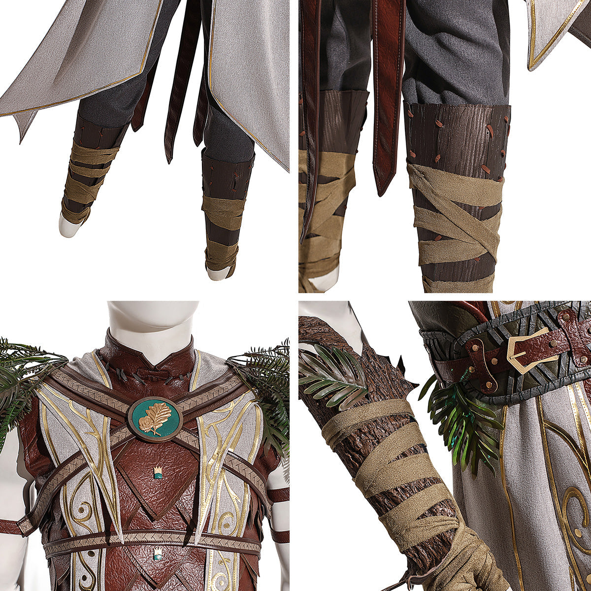 Baldur's Gate III Baldur s Gate 3 BG3 Halsin Cosplay Costume Costume - Tophatter Daily Deals