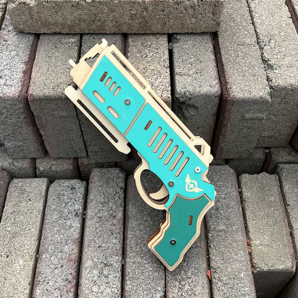 Hunting Eagle 3D Wooden Rubber Band Gun Model Kit - Tophatter Daily Deals