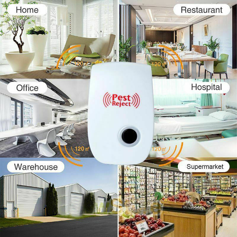 Ultrasonic Squirrel Repeller White Pest Device 2025 Safe - Tophatter Daily Deals