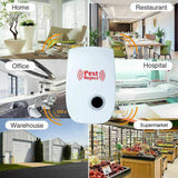 Ultrasonic Squirrel Repeller White Pest Device 2025 Safe - Tophatter Daily Deals