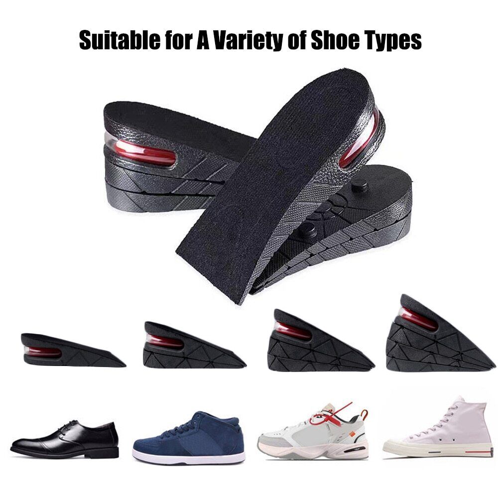 Height Increase Insoles Adjustable Shoe Lifts 9cm Comfort - Tophatter Daily Deals