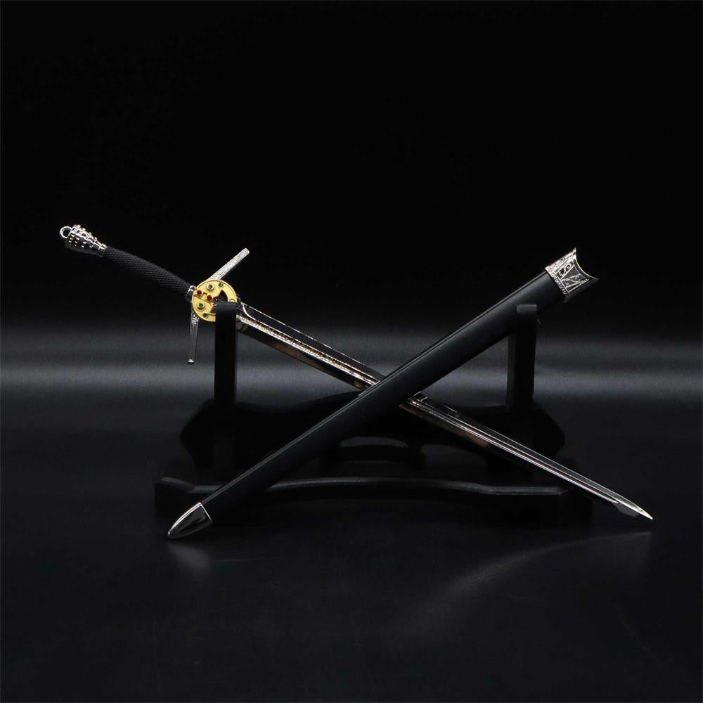 Wild Hunt Game Weapon Geralt's Steel Sword Metal Replica - Tophatter Daily Deals