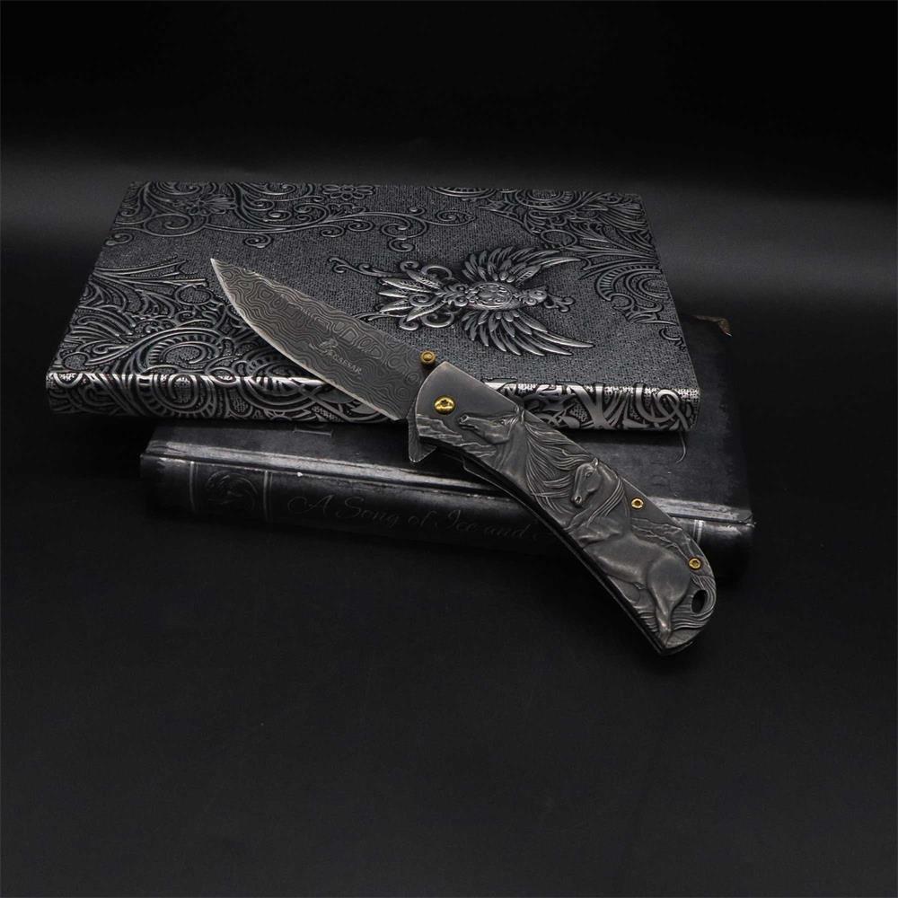 3D Horse Sculpture Folding Knife - Tophatter Daily Deals