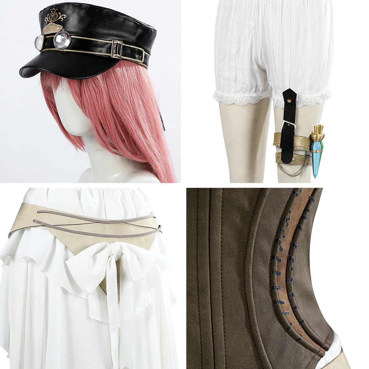 Final Fantasy XIV FF14 Neo-Ishgardian Healing Set Cosplay Costume Costume - Tophatter Daily Deals